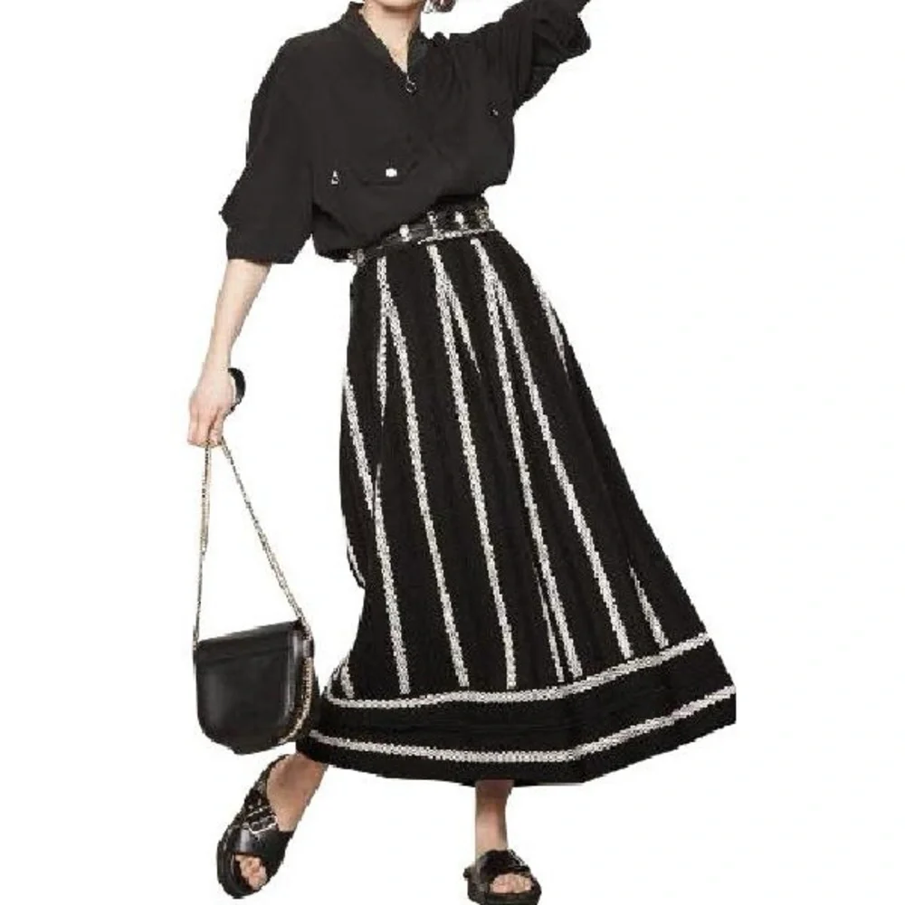 Maje Jamais Jaquard Knit Skirt. - Picture 8 of 8